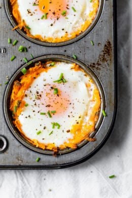 sweet potato egg nest