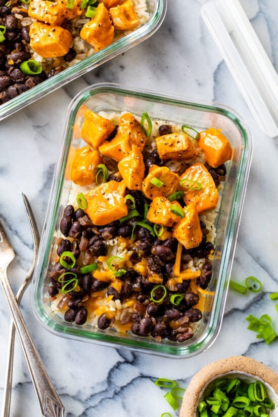 Buffalo Chicken Meal Prep Bowls