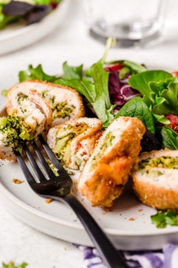 Broccoli and Cheese Stuffed Chicken