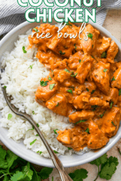 Coconut Chicken Rice Bowl