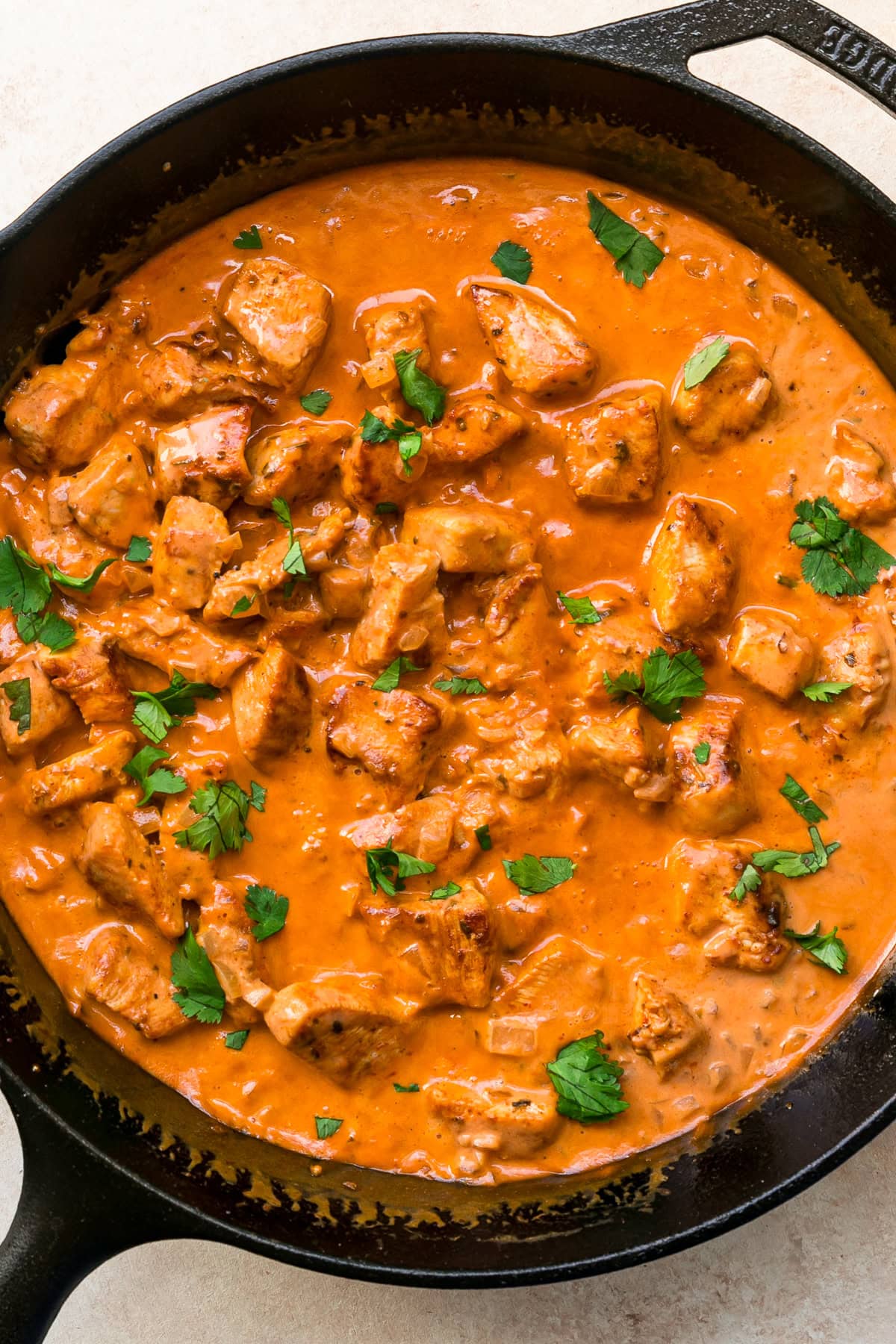 Coconut Chicken in skillet