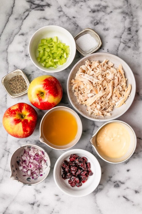 Cranberry Chicken Salad ingredients