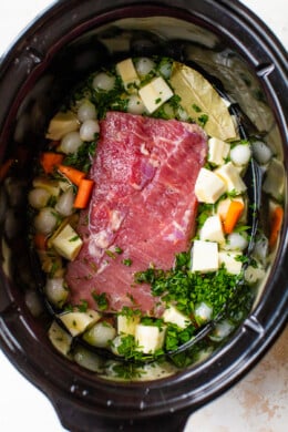 Crock Pot Corned Beef and Veggies