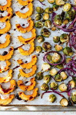 sheet pan delicata squash