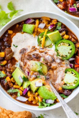 Black Bean Vegetarian Chili