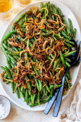 Green Beans with Caramelized Onions