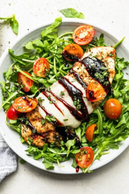 Grilled Chicken Caprese Salad