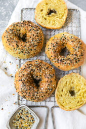 High Protein Egg Bagels