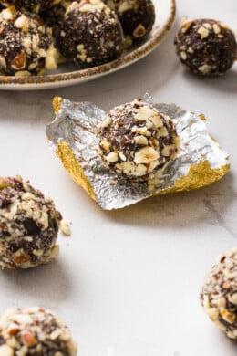 Chocolate Hazelnut Date Balls