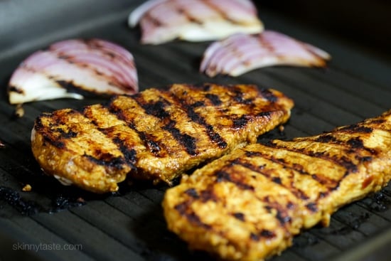 Shawarma Spiced Grilled Chicken with Garlic Yogurt Sauce