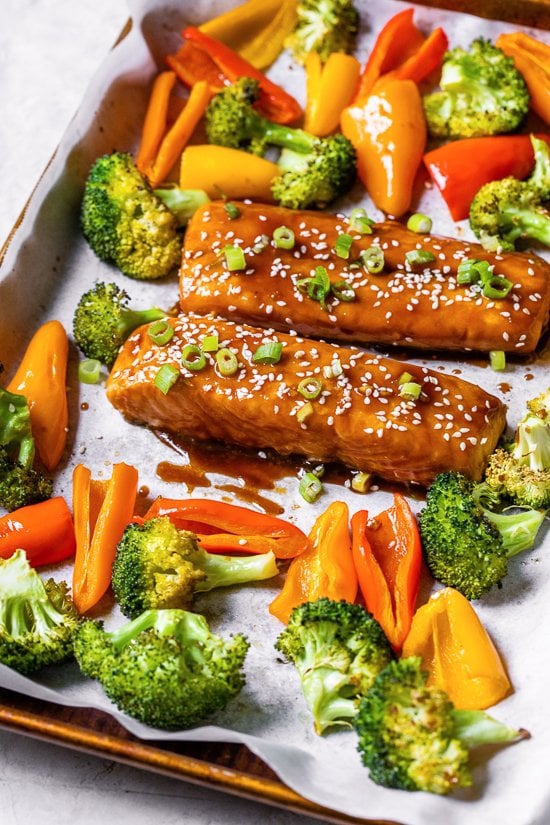 Sheet Pan Teriyaki Salmon