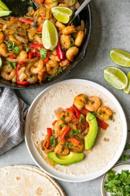 Shrimp Fajitas