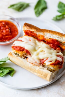 Shrimp Parmigiana Sandwich