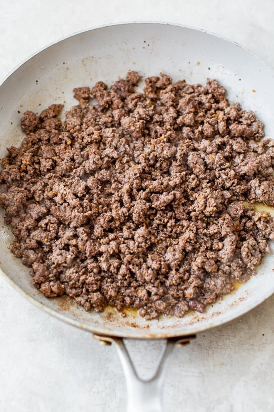 brown the ground beef