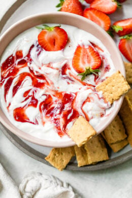 Strawberry Cheesecake Dip