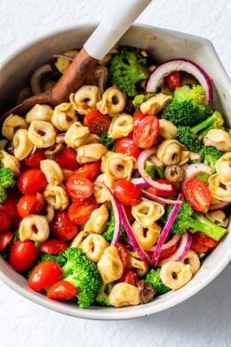 Tortellini Salad with veggies