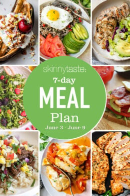 Meal plan images for the week